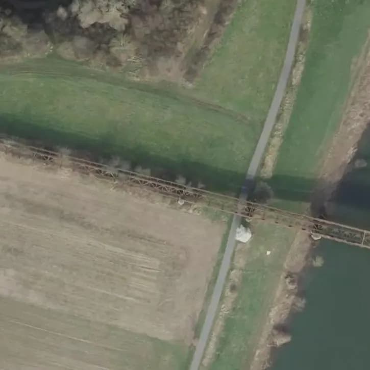 Verlaten Treinbrug	