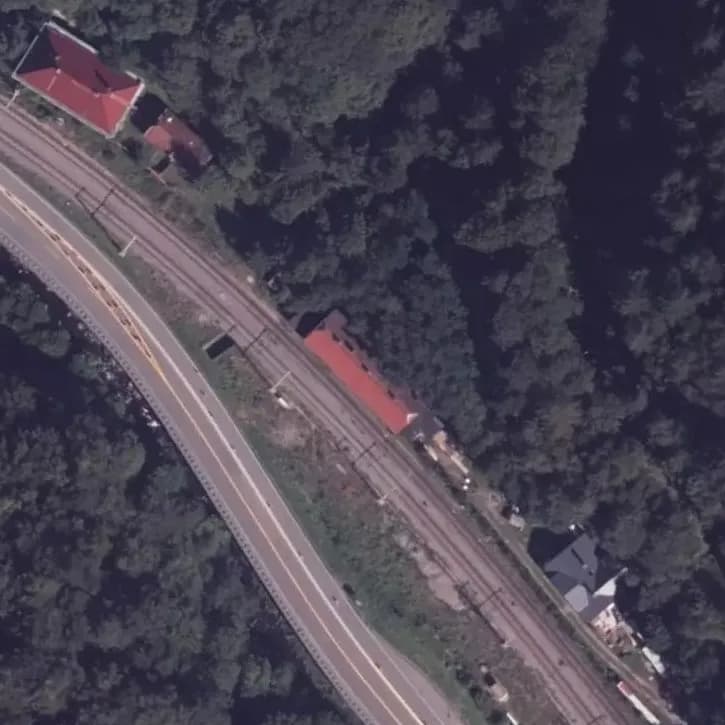 Verlaten Treinstation	